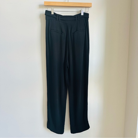 & Other Stories Classic Belted Straight Leg Trousers 6 Small - Picture 5 of 6